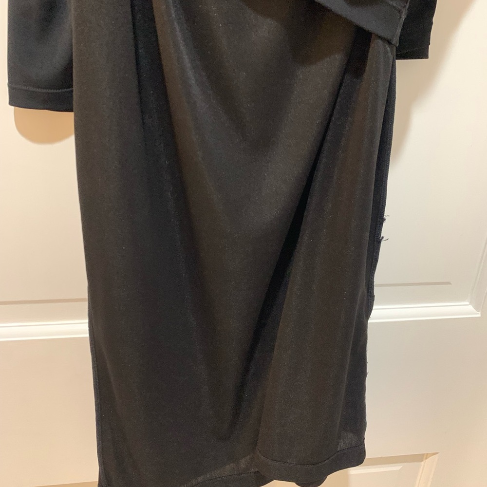 Chico’s fully lined, black and white dress, size 2 (traditional size 12).